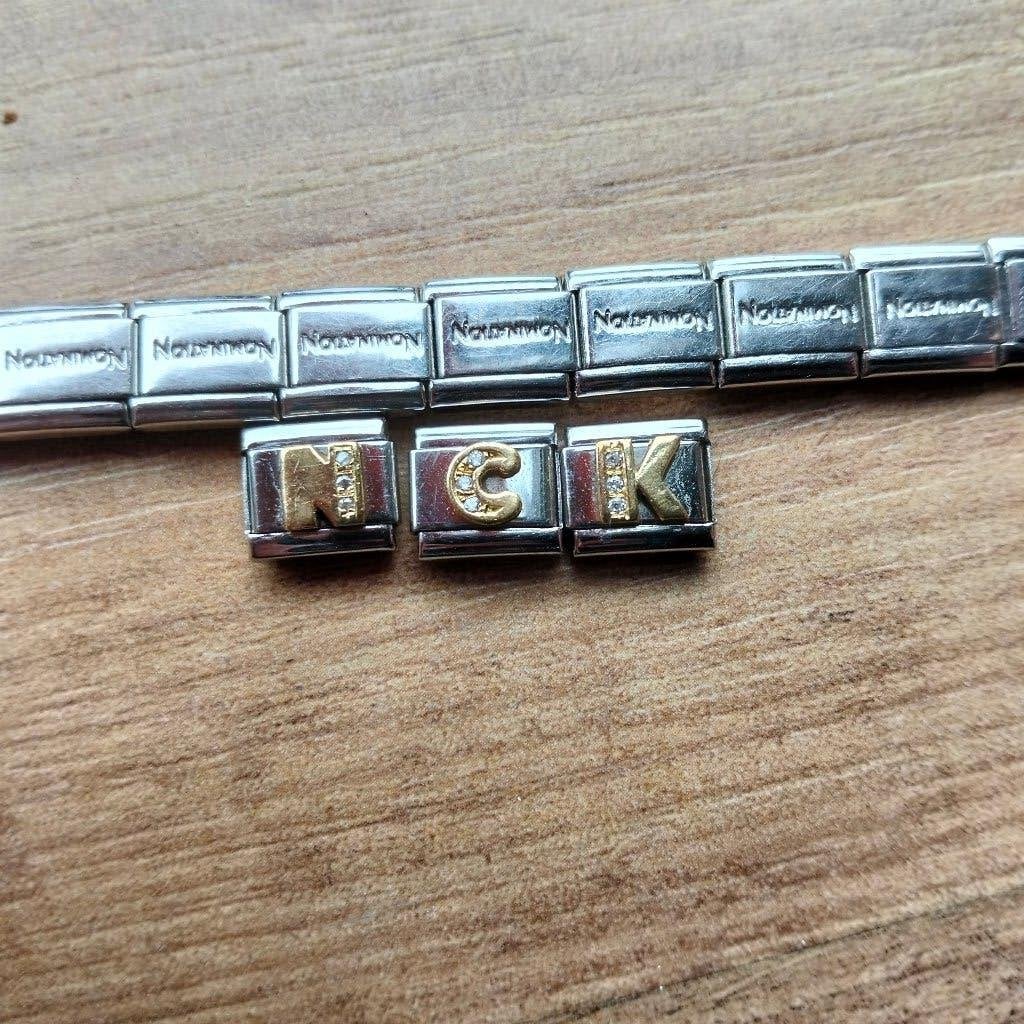 Schakel armbanden nomination, Sieraden, Tassen en Uiterlijk, Ophalen of Verzenden, Zilver, Staal