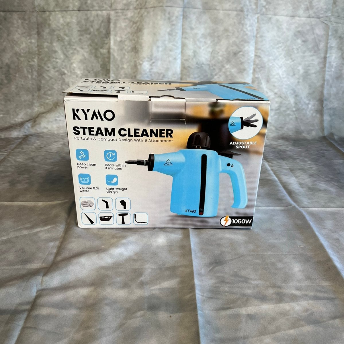 Kymo Handstoomreiniger - compleet in doos - nieuwprijs €100