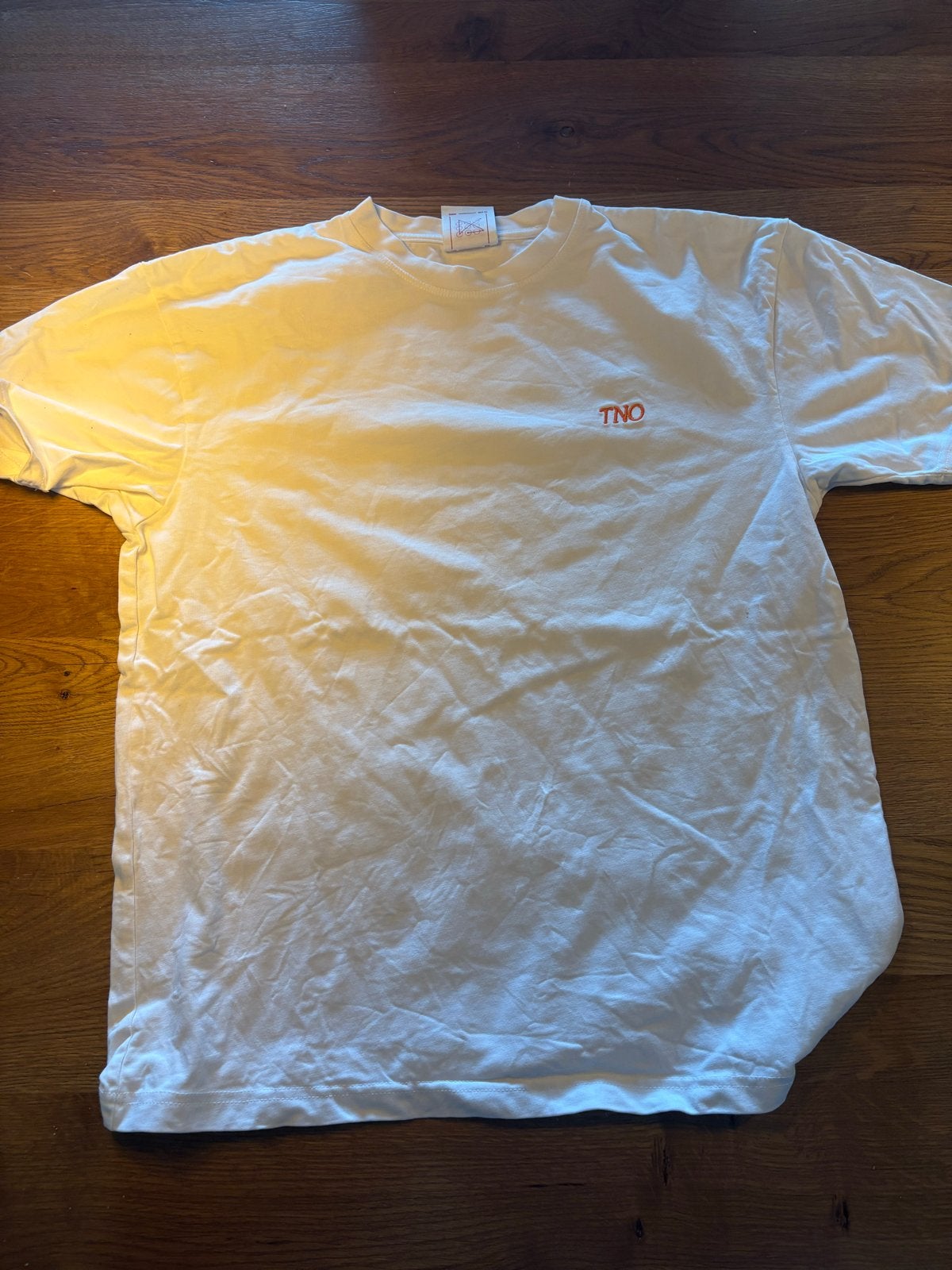 Merkshirts TNO 'Creatives Are The New Athletes' en Olaf, Ophalen of Verzenden, Zo goed als nieuw, Maat 46 (S) of kleiner, Wit
