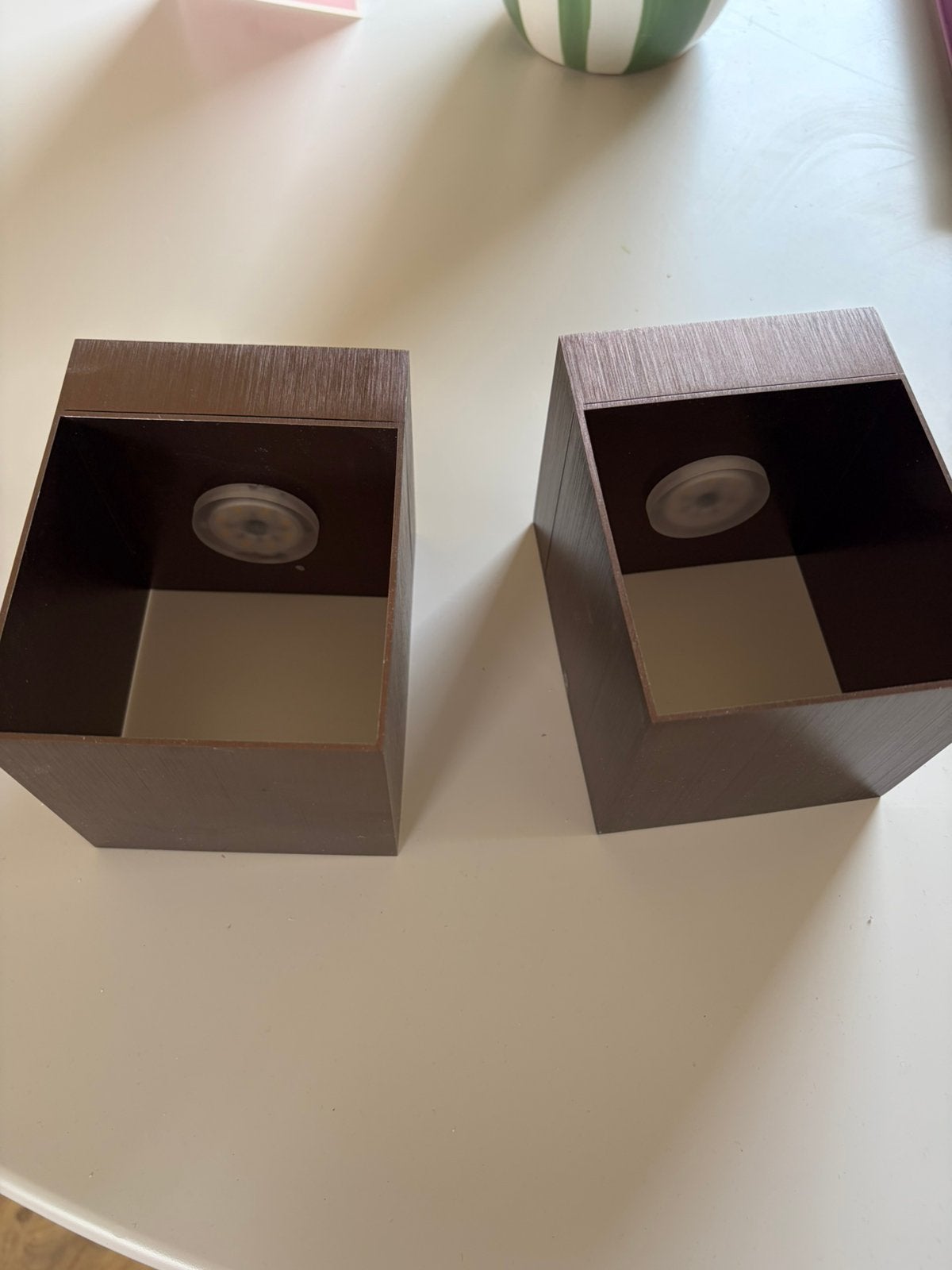 Moderne wandlamp donkerbrons LED en touch dimmer oplaadbaar, Ophalen of Verzenden, Zo goed als nieuw, Overige materialen