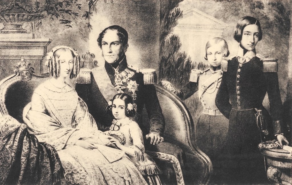 Belgie (14) Leopold I en gezin, Verzenden, Nieuw, Buitenland, Kaart, Foto of Prent