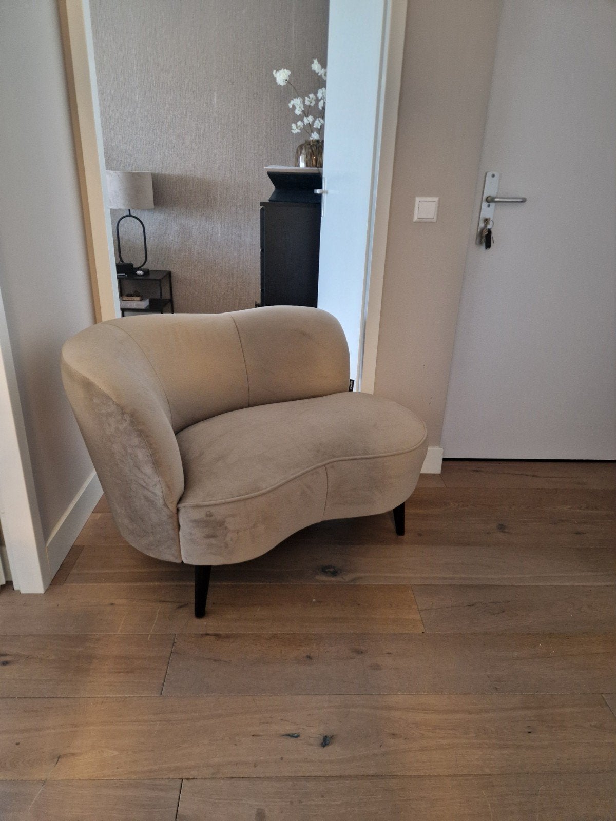 woood  bankje te koop, Ophalen, Tweepersoons, 75 tot 100 cm, Zo goed als nieuw