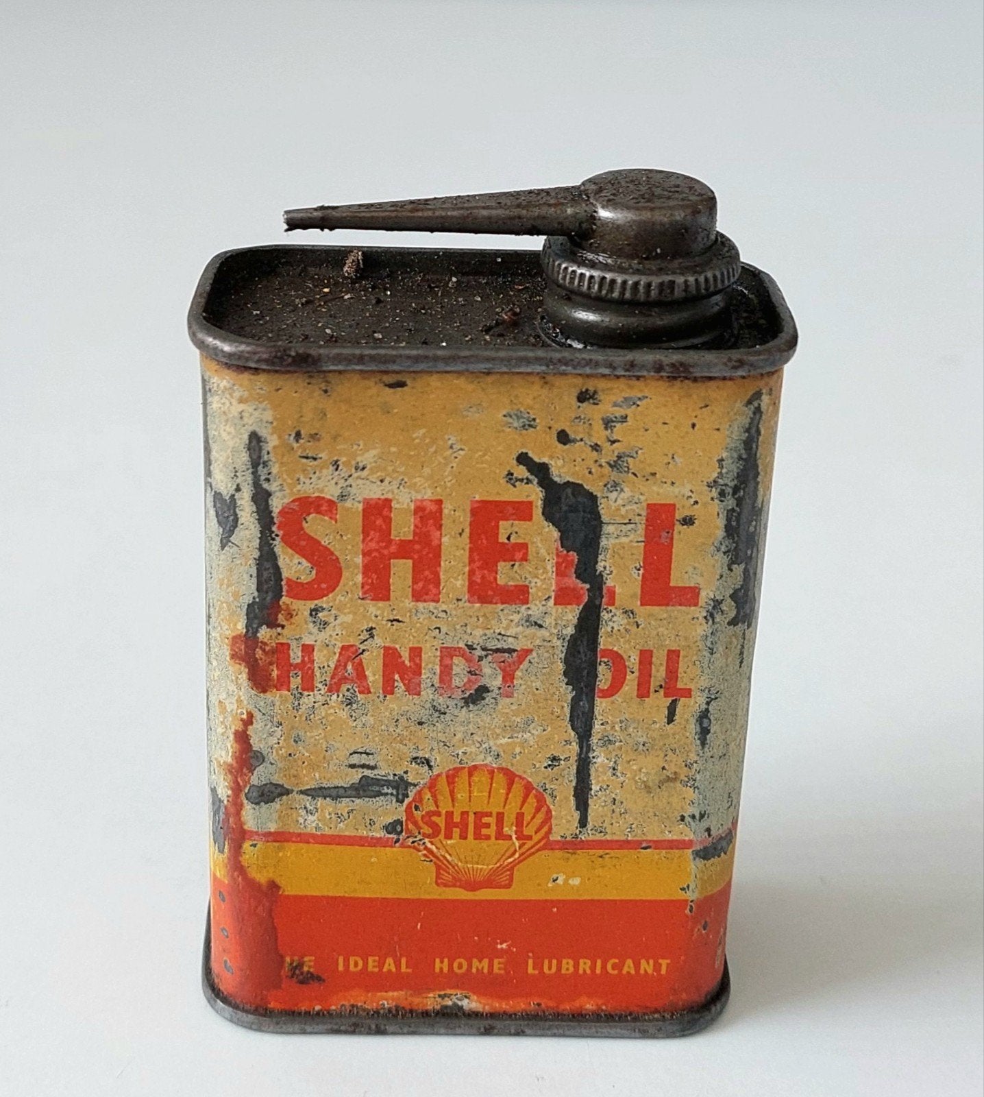Oud Shell Handy Oil Olieblikje Reclame Olie Blik, Verzamelen, Blikken, Ophalen of Verzenden, Gebruikt, Overige