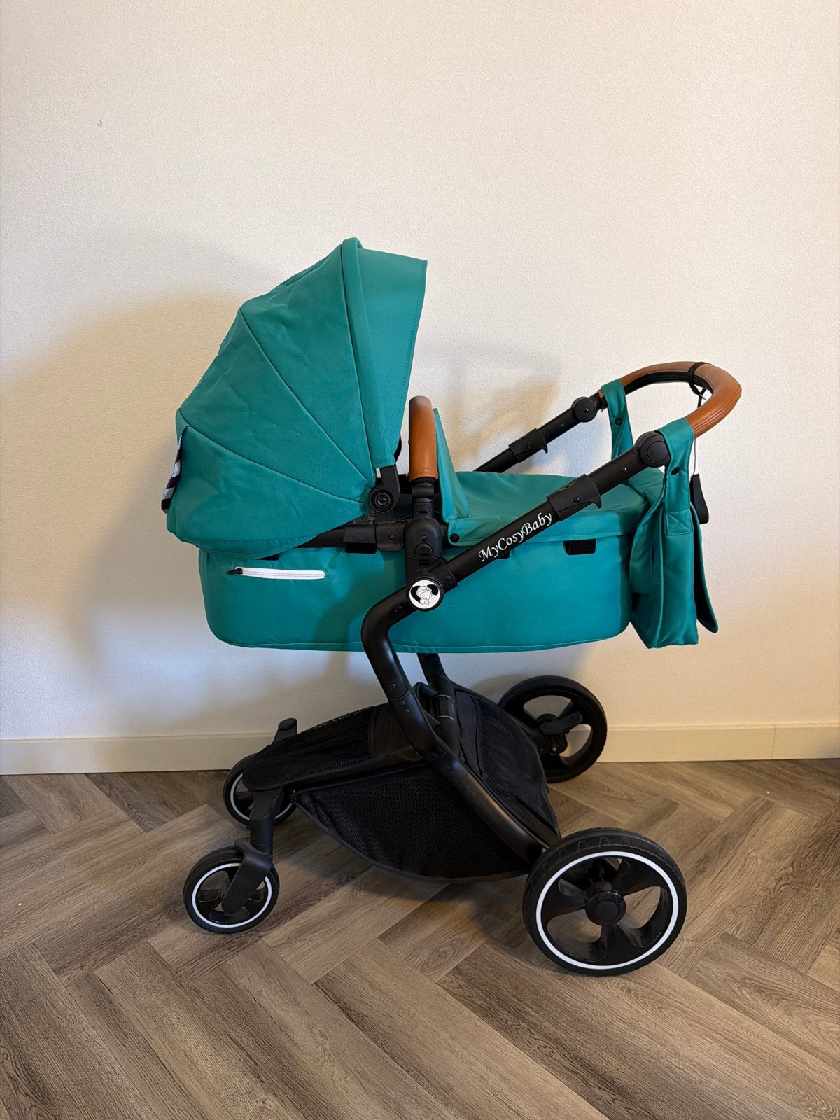 Combiwagen KINDERWAGEN incl regenhoes en voetezak - NIEUW, Zo goed als nieuw, Combiwagen, Met reiswieg, Ophalen