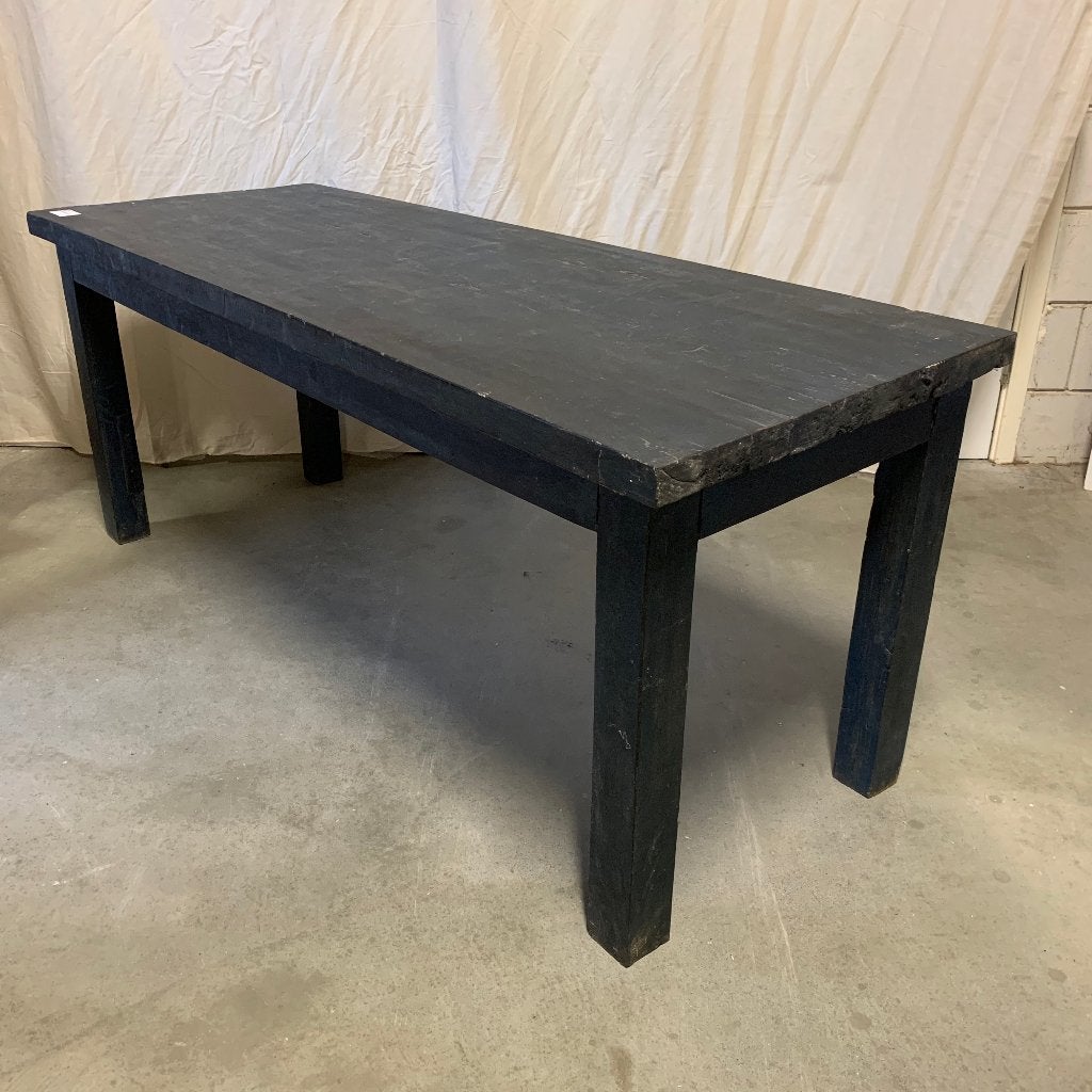 houten sidetable teak - blue wash - 160 x 60  Gratis bezorgd, Huis en Inrichting, Tafels | Sidetables, TTM Wonen, Meubels – (Perzische) Tapijten en Woonaccessoires
