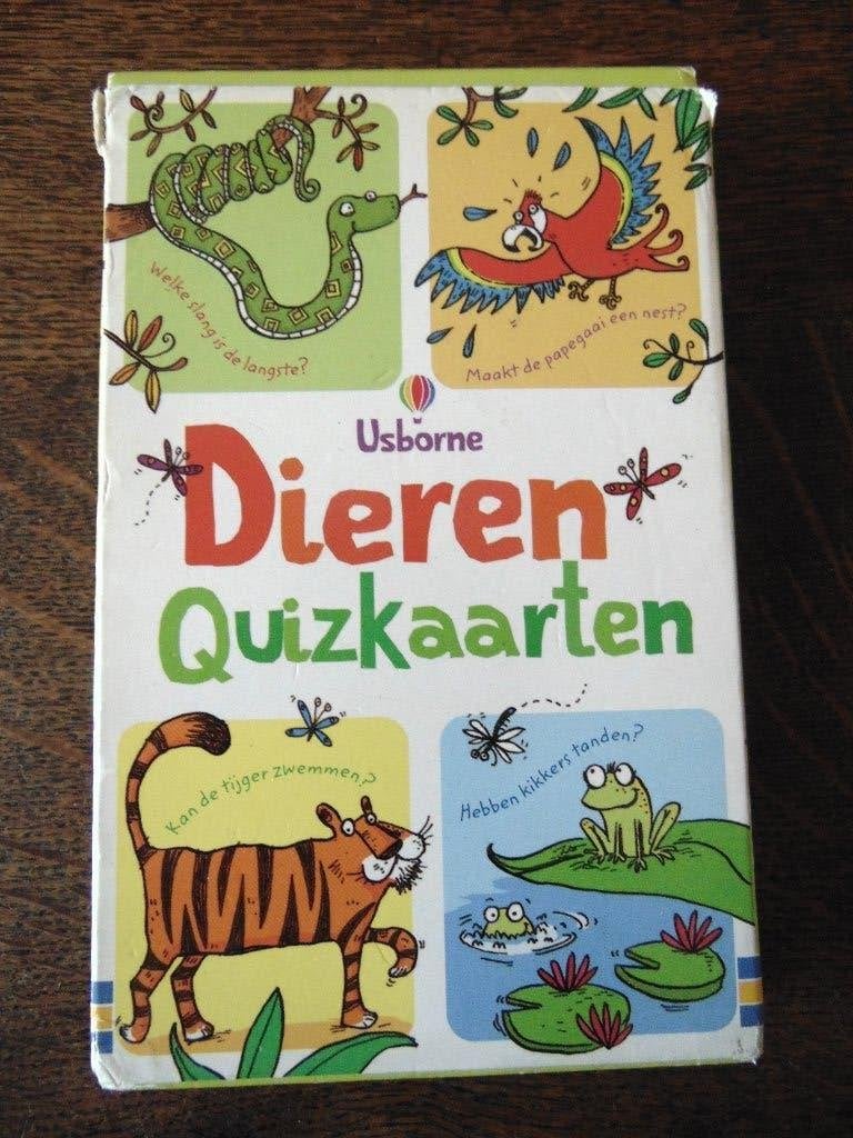 Dieren Quizkaarten Van Usborne, Een of twee spelers, Ophalen of Verzenden, Zo goed als nieuw, Usborne