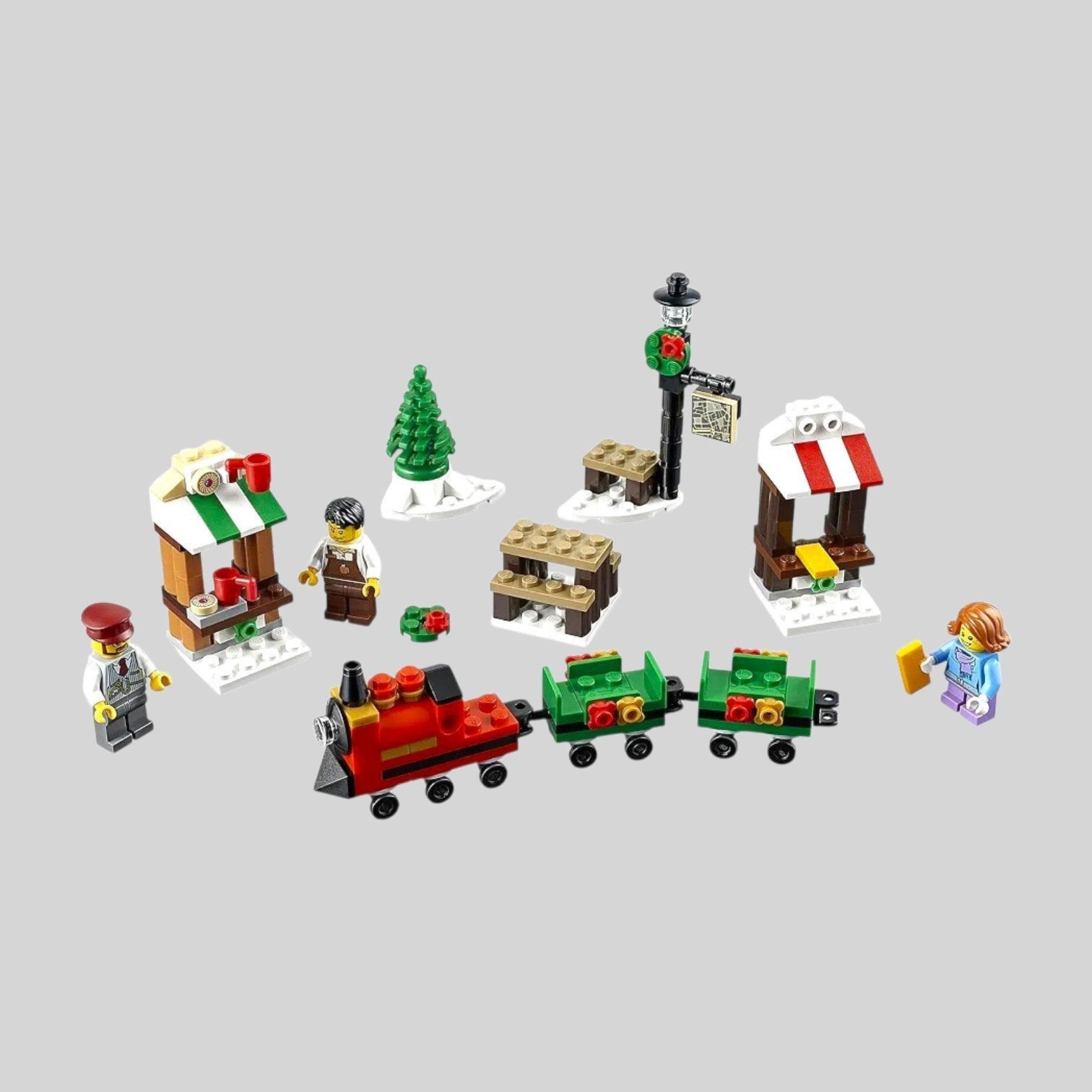 LEGO 40262 Christmas Train Ride Incompleet, Gebruikt, Overige thema's, Lego, Ophalen of Verzenden