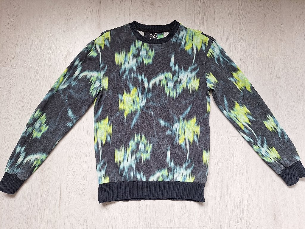 Blauwe met groene trui van Salty Dog, maat 146/152, Gebruikt, Trui of Vest, Ophalen of Verzenden, Salty Dog