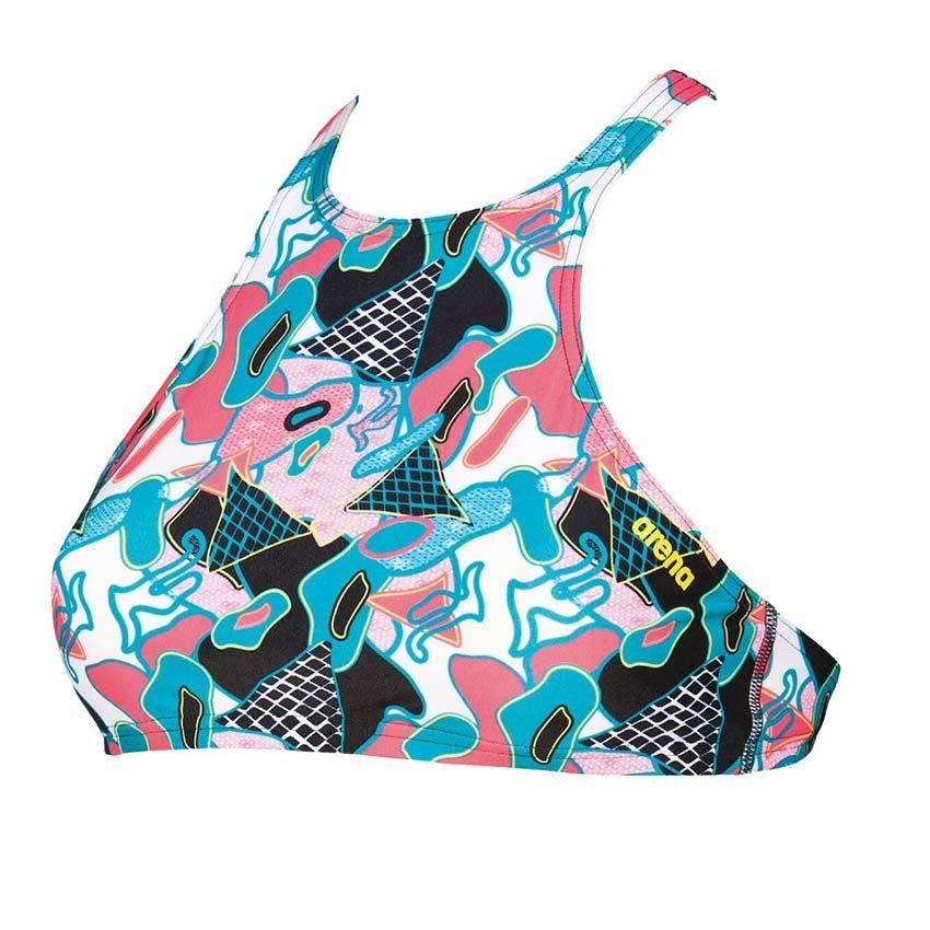 Nieuw Arena W Crop Bikini Top Pink Turquiose, C.da Cisterna, 84/85 62029 Tolentino (MC) Italië, Blauw, Arena, Nieuw
