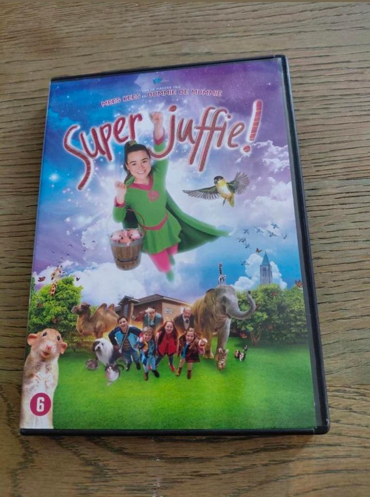 Superjuffie DVD., Cd's en Dvd's, Dvd's | Kinderen en Jeugd, Zo goed als nieuw, Film, Dieren, Alle leeftijden, Ophalen of Verzenden