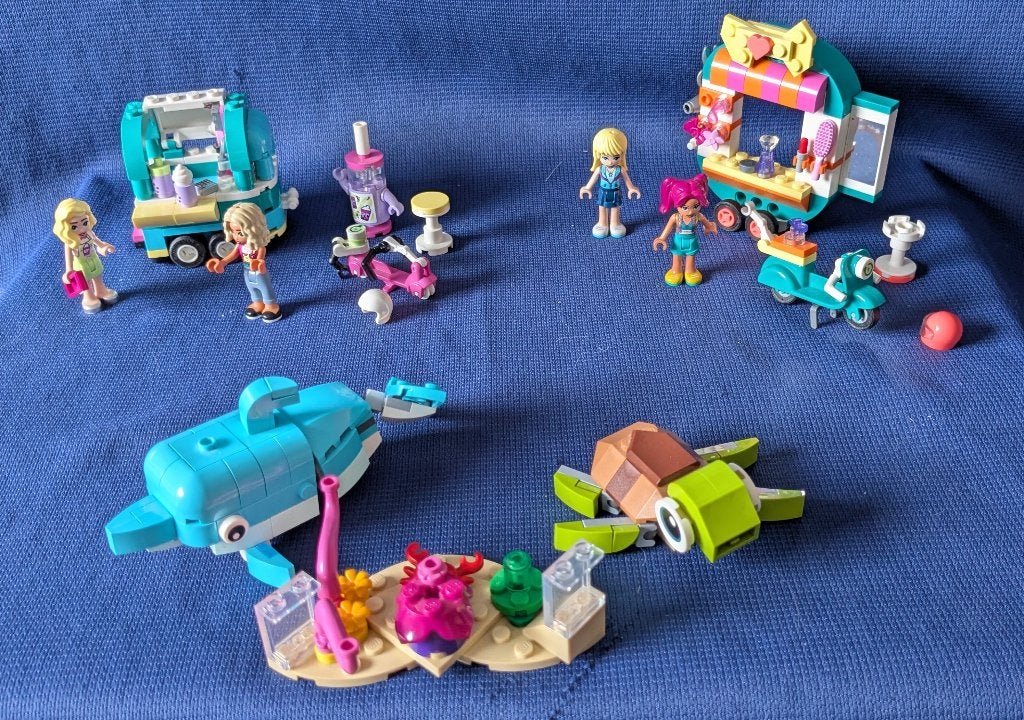 3x Lego (Friends) Bouwsets: 41733 & 31128 & 41719., Ophalen of Verzenden, Zo goed als nieuw, Complete set, Lego