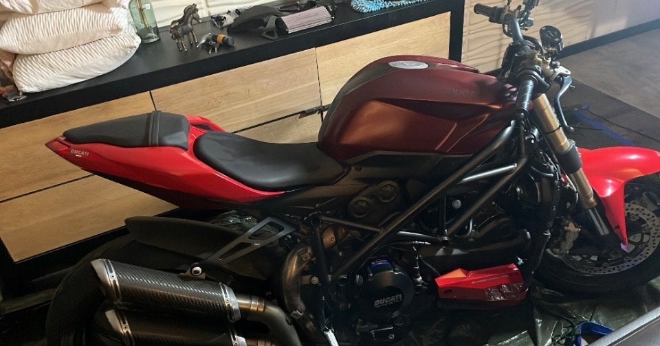 Ducati 848 Streetfighter Tank - Rood, Motoren, Ophalen of Verzenden, Gebruikt