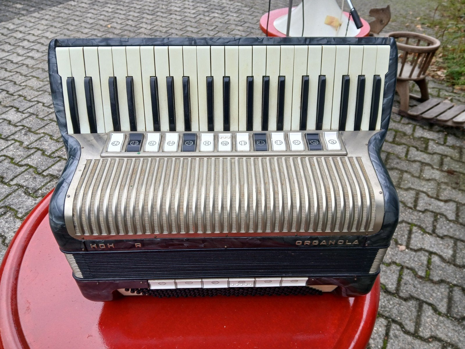 hohner organola, Gebruikt, Toetsaccordeon, Hohner, Ophalen