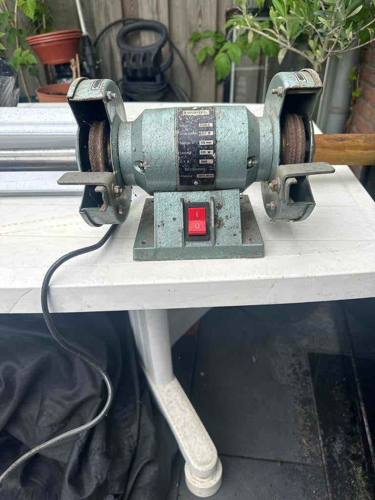 Premier Bank slijpmachine - Gebruikt, Ophalen of Verzenden, Gebruikt, Minder dan 700 watt, Werkbankslijpmachine