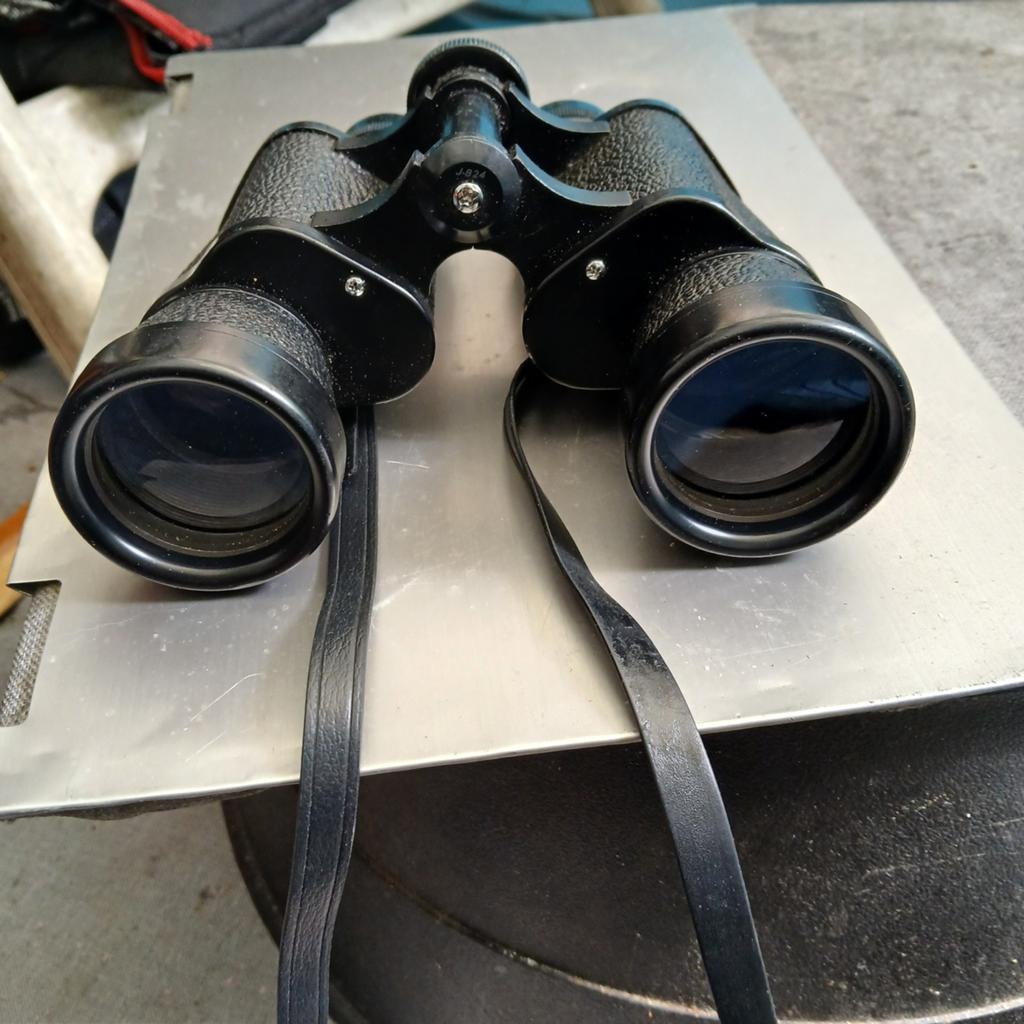 Vintage Verrekijker J-B24 8x30 - Klassieke Optiek, Ophalen of Verzenden, Gebruikt, 8 tot 12x, Porro (met knik)