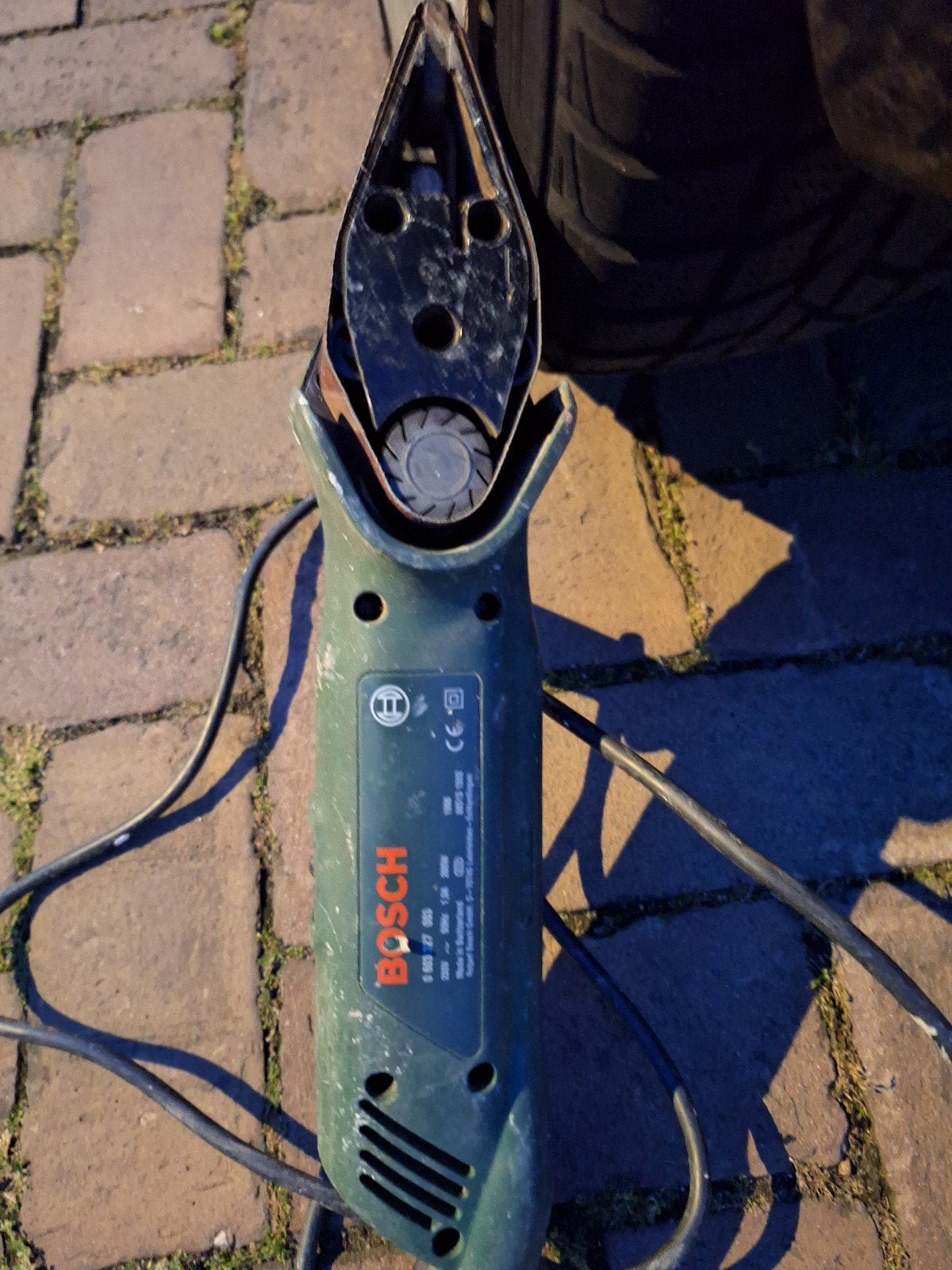 Bosch S 905 27 003 Elektrische bandenschuurmachine, Ophalen of Verzenden, Gebruikt
