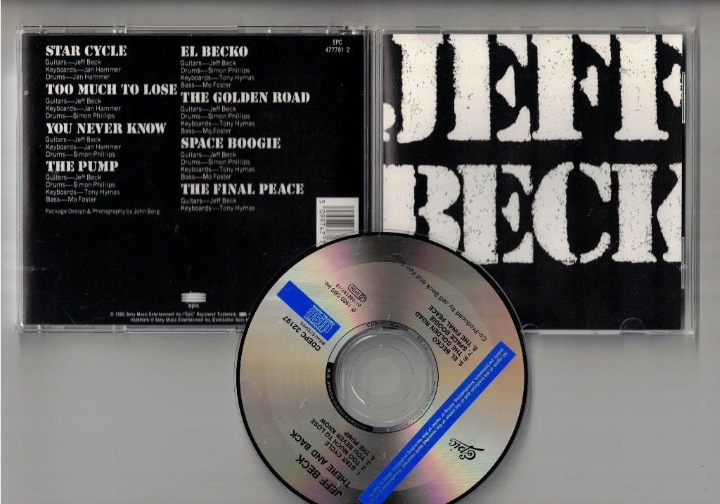 JEFF BECK CD There and Back, Ophalen of Verzenden, Zo goed als nieuw, Poprock