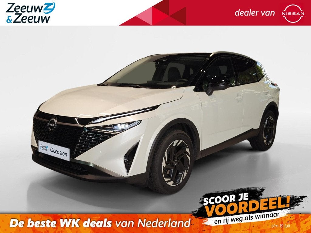 Nissan Qashqai 1.3 MHEV Xtronic N-Connecta | ALL SEASON BAND, Auto's, Nissan, Bedrijf, Te koop, Qashqai, 360° camera, ABS, Adaptieve lichten