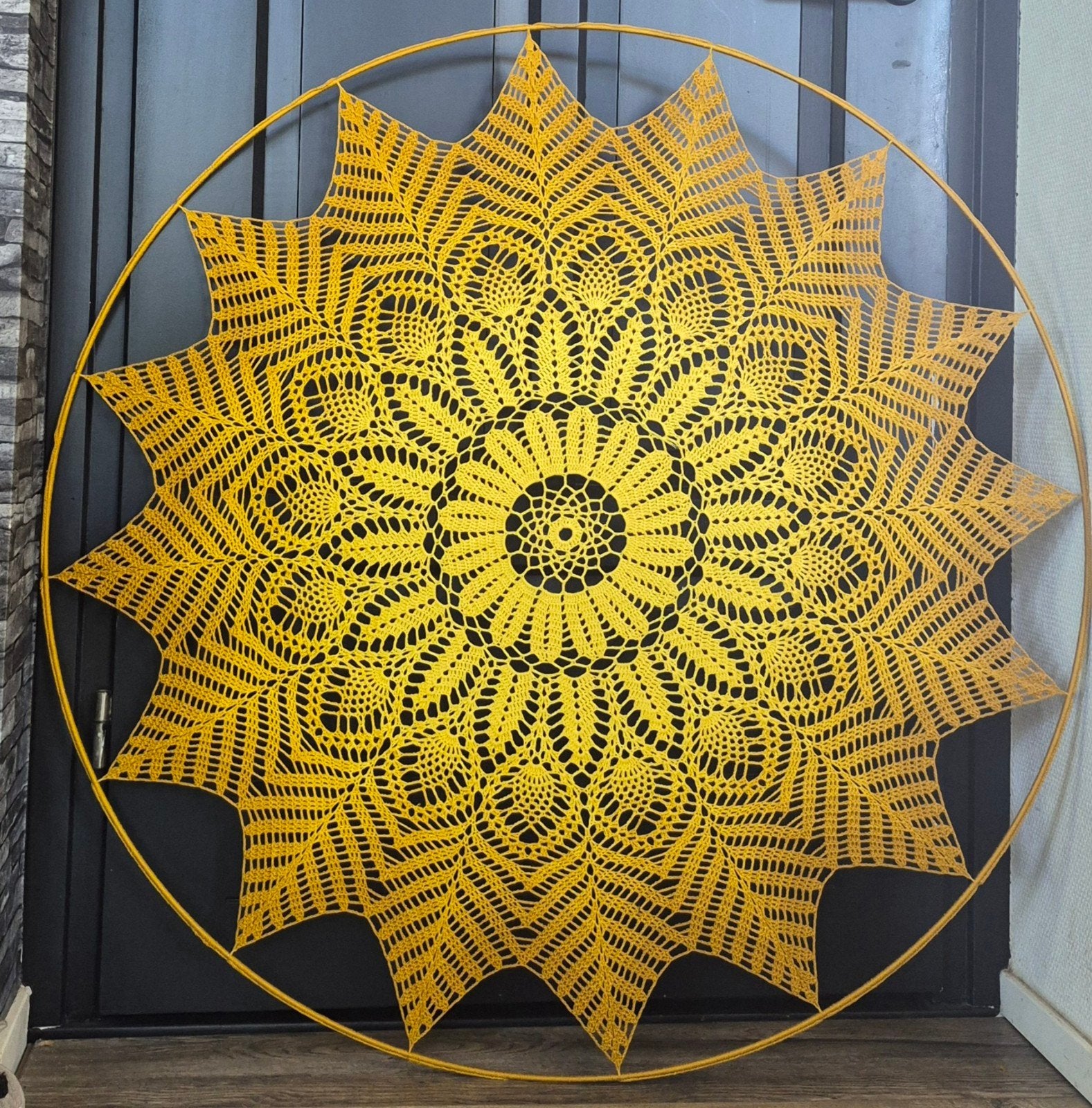 Blooming daisy mandala, Ophalen of Verzenden
