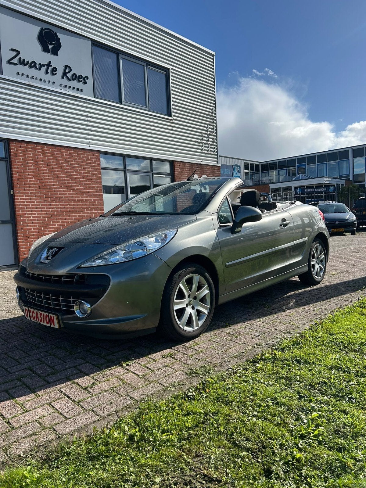 Peugeot 207 1.6 16V CC 88KW 2009 Grijs km 134747, Voorwielaandrijving, 15 km/l, 4 cilinders, Cabriolet
