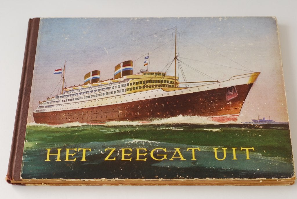 Het zeegat uit plaatjesalbum jaren 50, Gebruikt, Verzenden, A. Hooimeijer & Zonen beschuit en banketfabrieken, Boek of Tijdschrift
