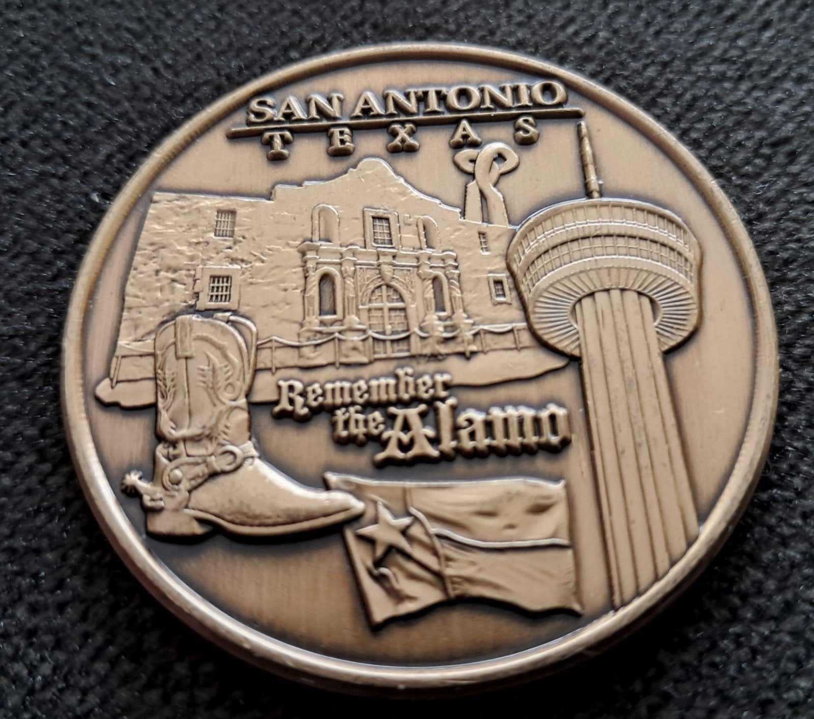 coin US Secret Service "the Alamo"., Ophalen of Verzenden, Landmacht, Embleem of Badge