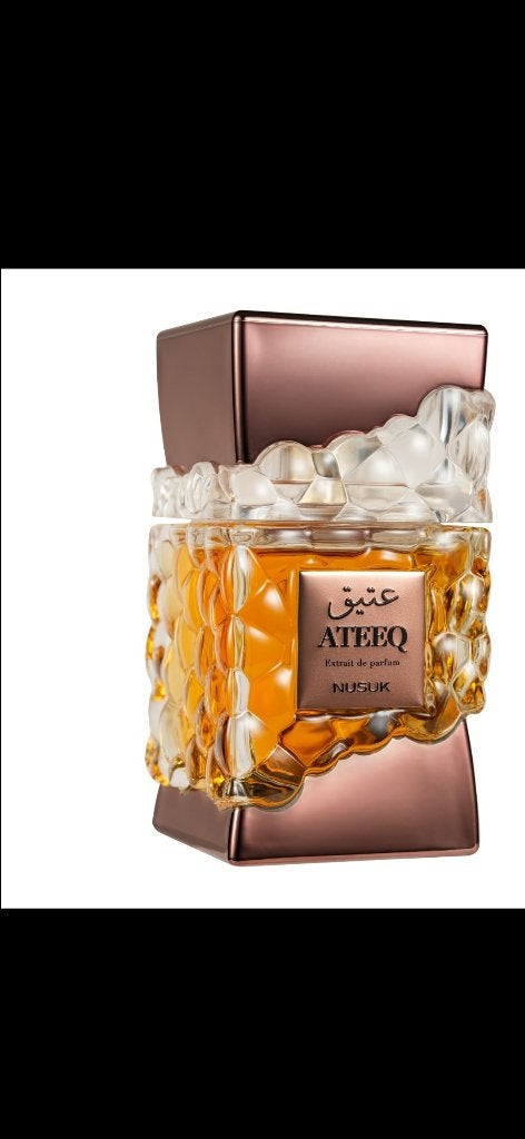 Nusuk Ateeq Extrait de Parfum - Luxe Geur 100ml, Info@nusukfragrances.com, Nieuw, Ophalen of Verzenden, Onbekend, raadpleeg verpakking voor details