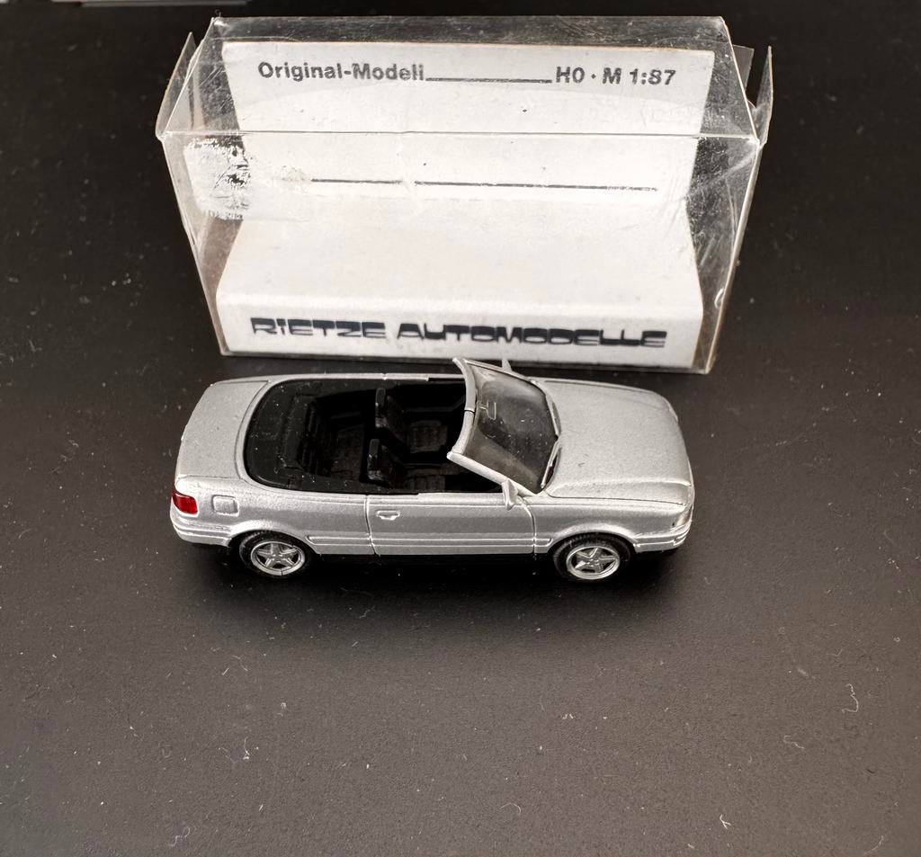 Audi Cabriolet 80 Rietze 1:87, Ophalen of Verzenden, Zo goed als nieuw, Auto