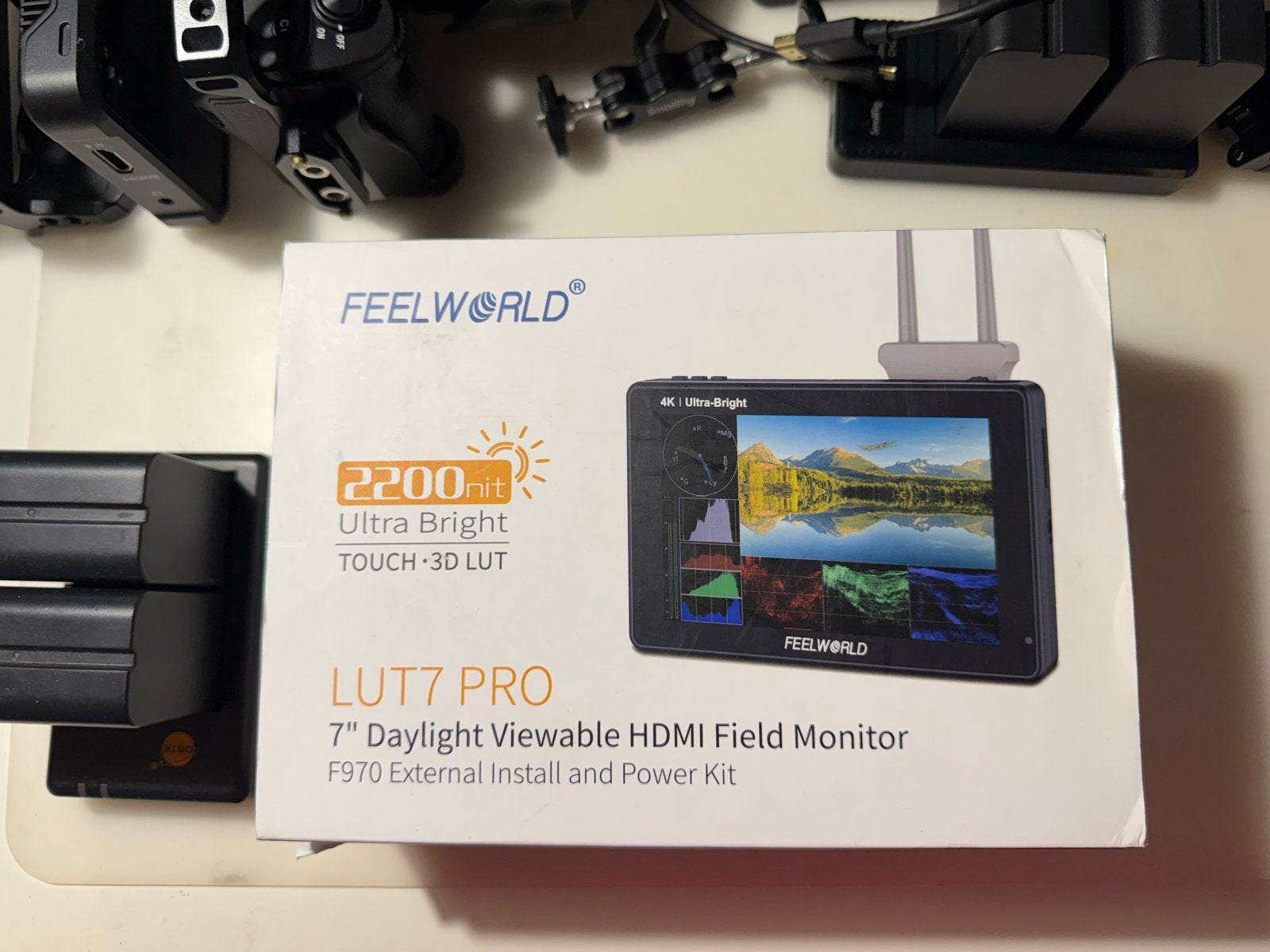 Feelworld LUT7 Pro 7" HDMI Field Monitor 4K Ultra-Bright, Full HD, Overige typen, Overige soorten, Minder dan 8x