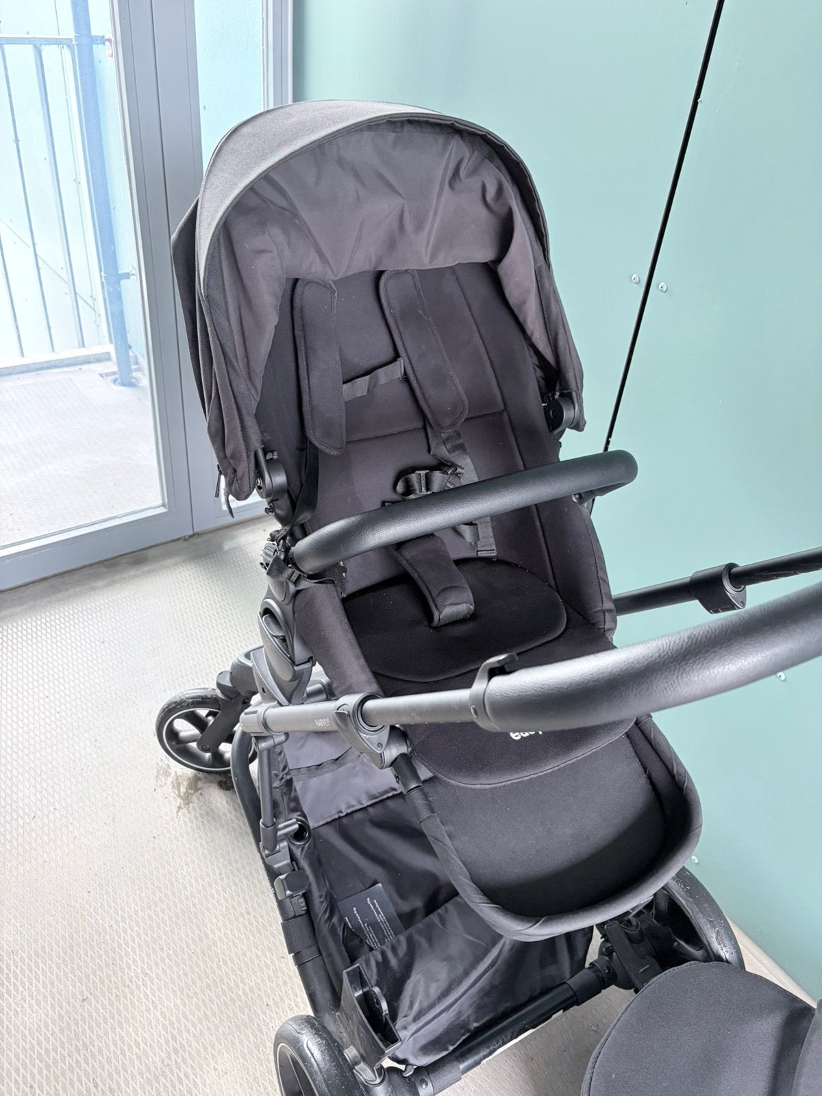 Easywalker Harvey 5 zwart met uitbreiding en extra dingen, Ophalen, Zo goed als nieuw