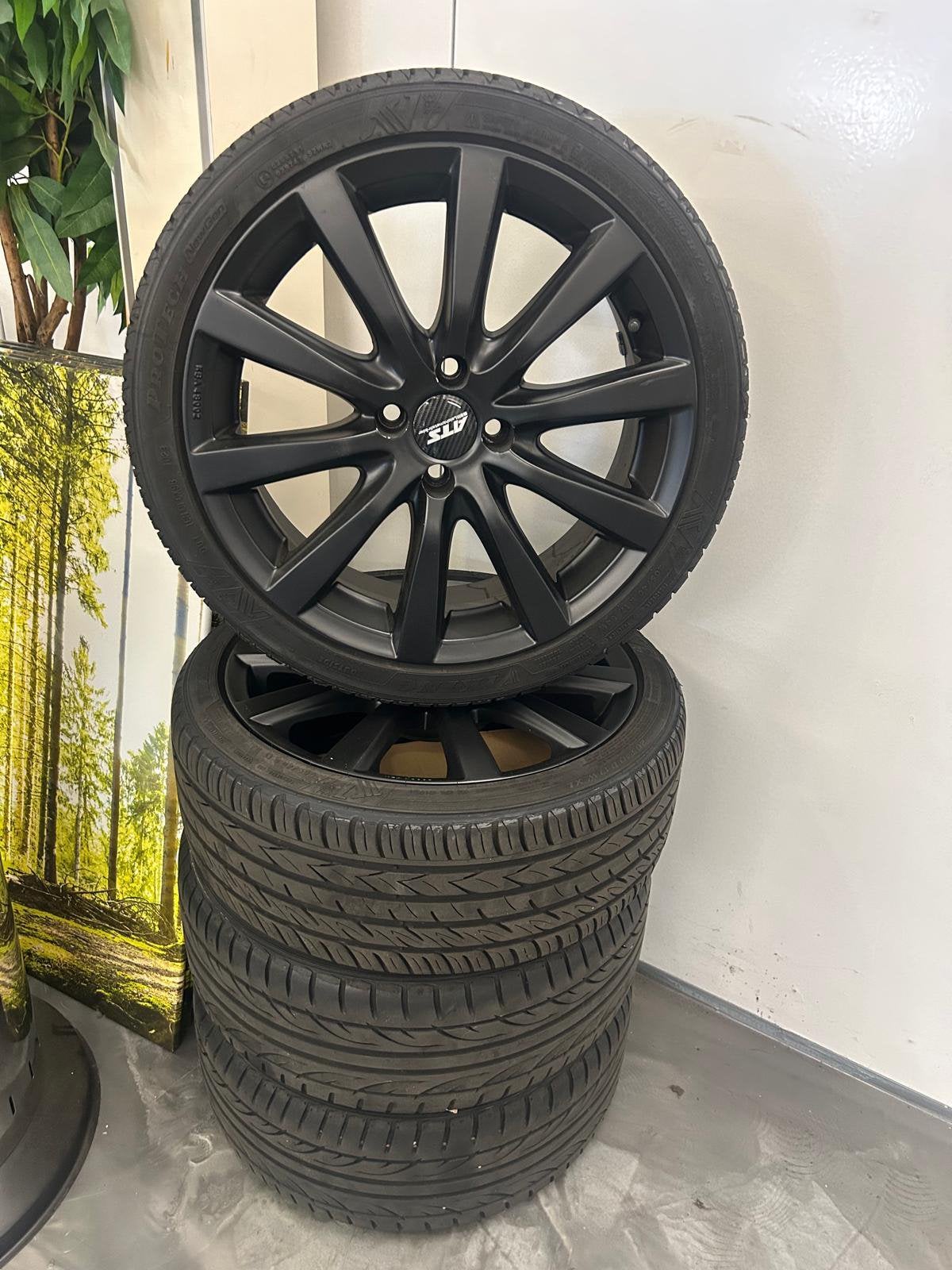 17” lm velgen met zgan zomerbanden 4x100, Auto-onderdelen, Banden en Velgen, Ophalen, Gebruikt, Velg(en), 17 inch