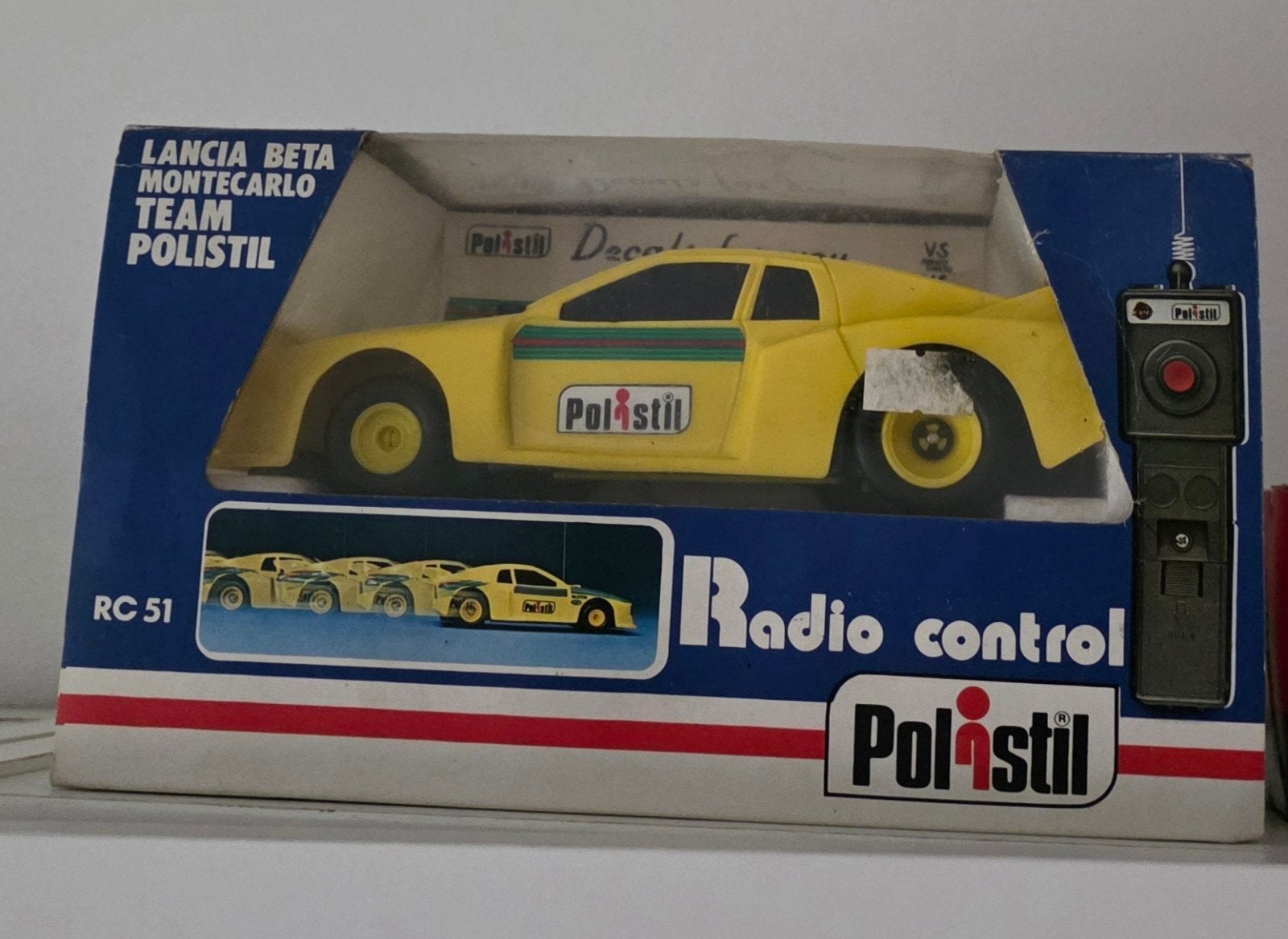 Polistil Lancia Beta Montecarlo RC 51 - Vintage RC Auto, Zo goed als nieuw, Auto onroad, RTR (Ready to Run), Ophalen