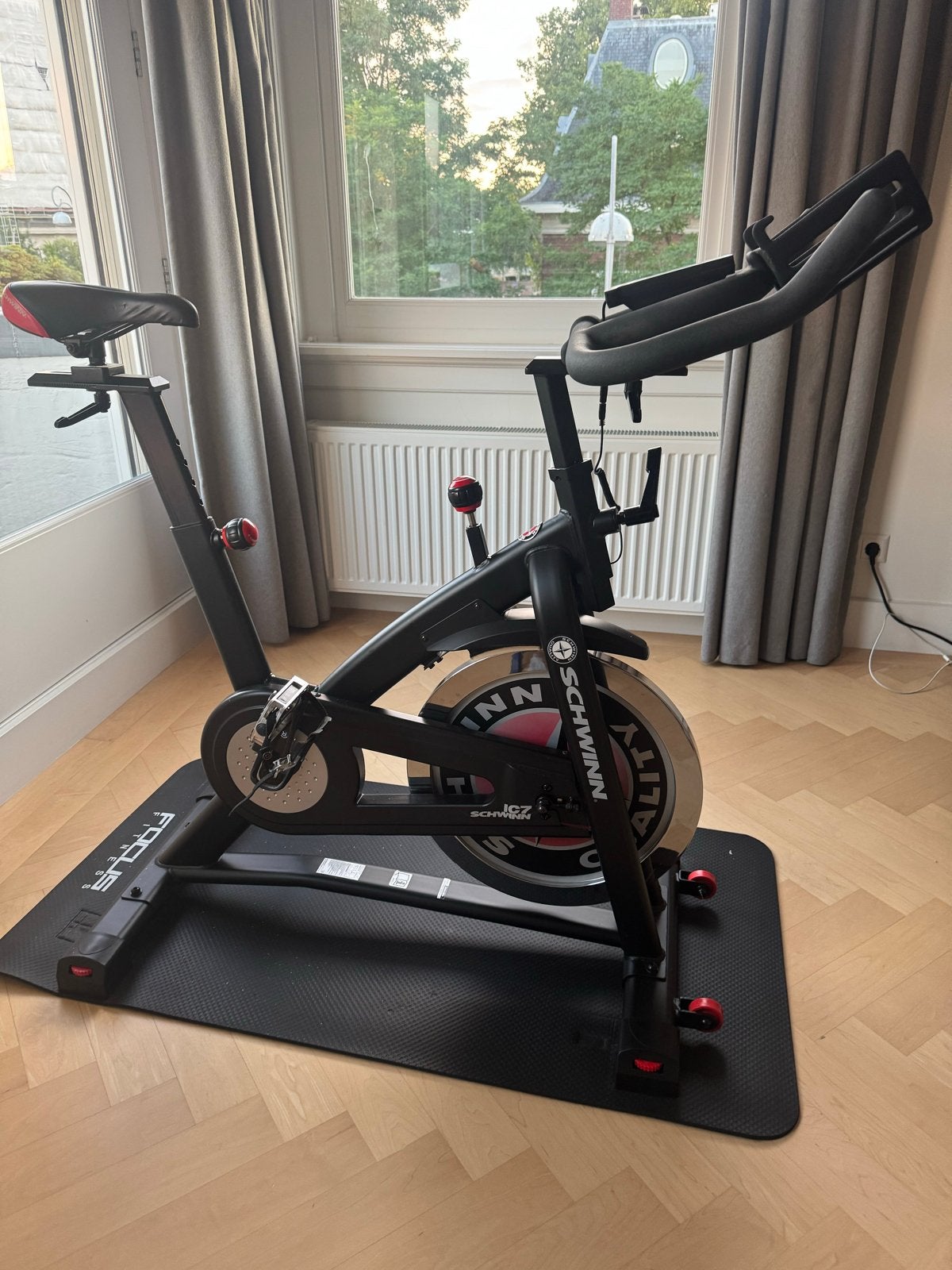 Schwinn IC7 Spinningfiets, Ophalen, Gebruikt, Spinningfiets, Metaal