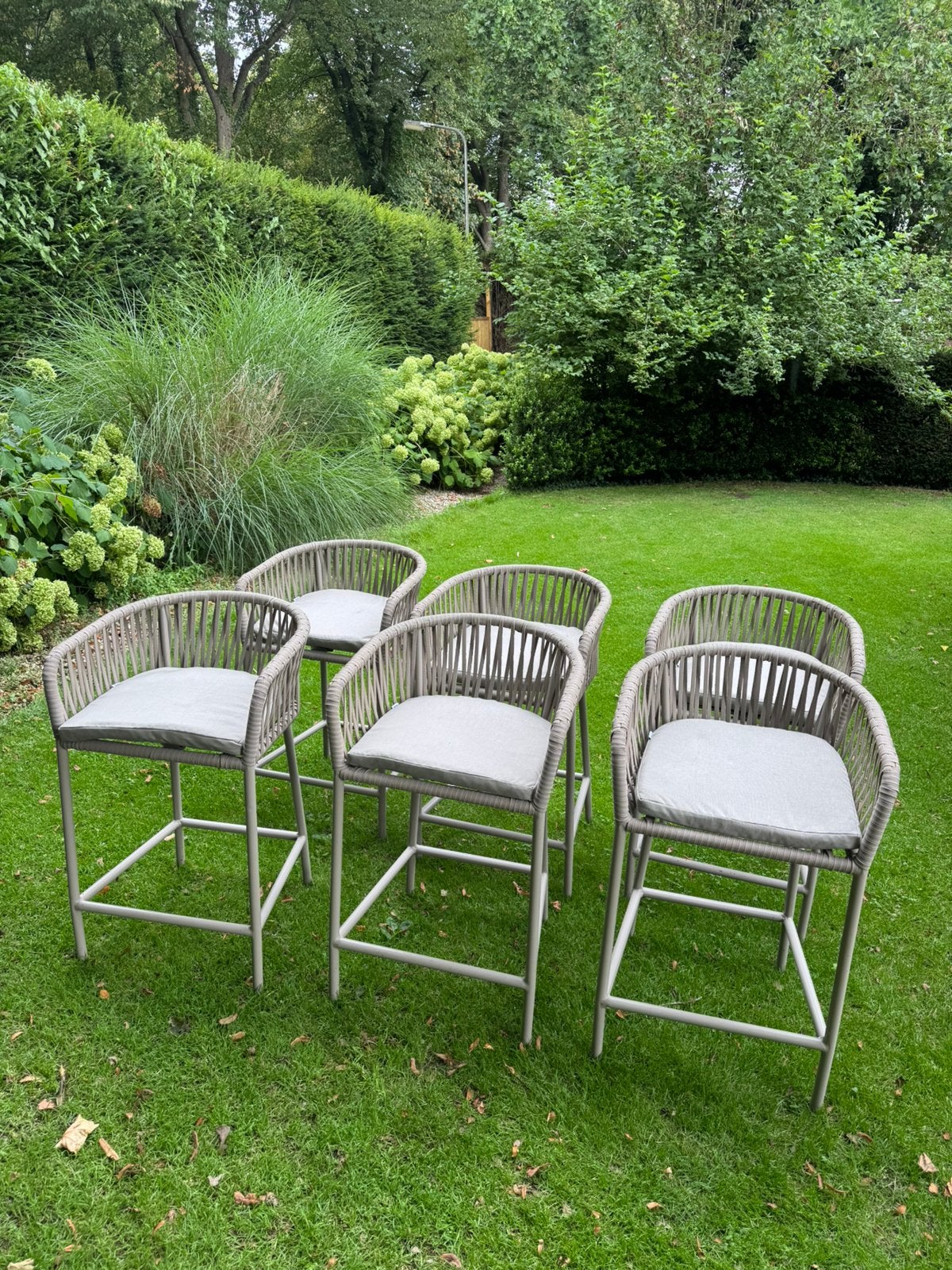 6x Arhiza High Dining tuinstoelen – SKLUM – 65 cm, Ophalen, Zo goed als nieuw, Stapelbaar