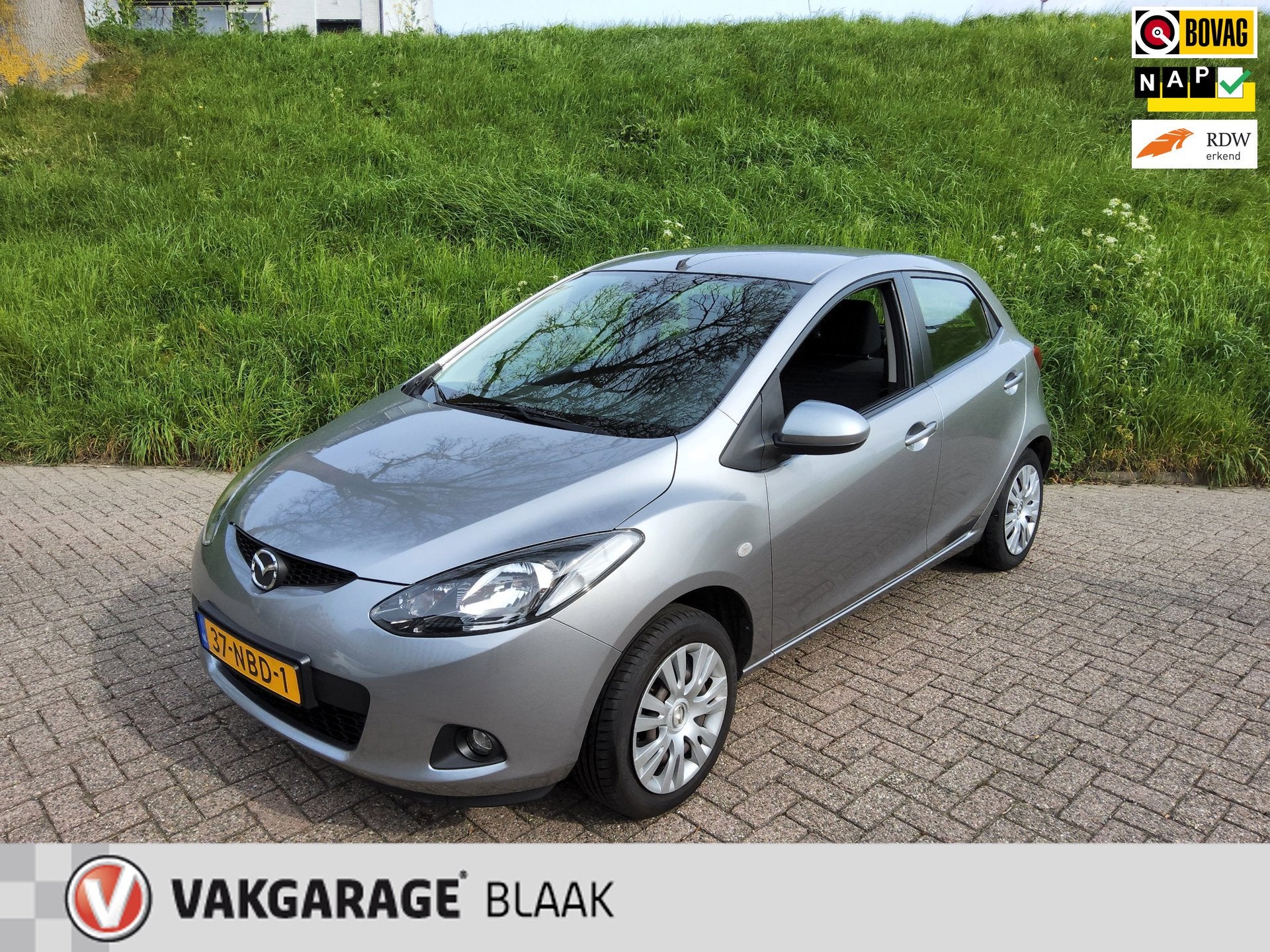 Mazda 2 1.3 S incl. 12 MND BOVAG Garantie., Voorwielaandrijving, Gebruikt, 31 €/maand, 4 cilinders