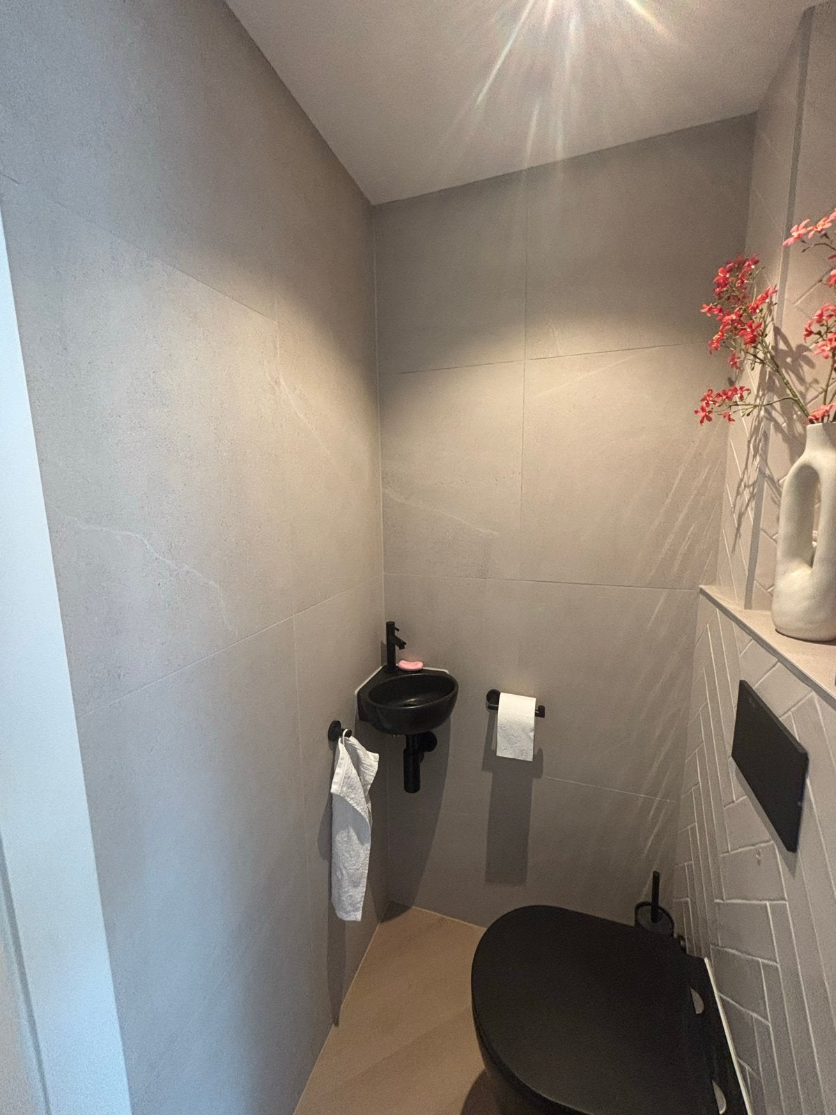 Nieuwe 60x60 Zand/Beige wandtegels vloertegels 7.2 m2, Ophalen, Overige materialen, Nieuw, 5 tot 10 m²