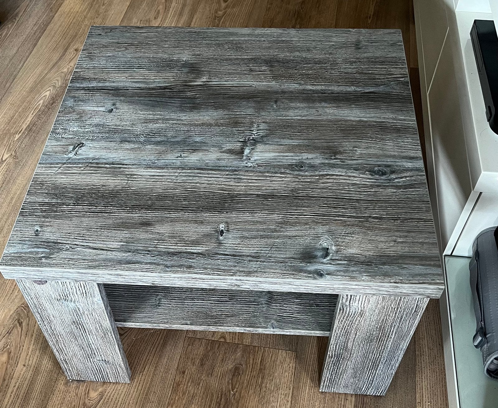 Te koop een salontafel, Ophalen, Gebruikt, 50 tot 100 cm, Vierkant