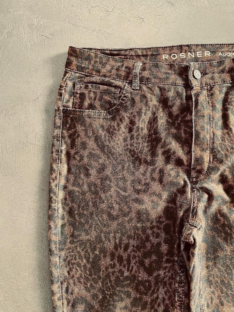 J571 Rosner maat 44=L jeans spijkerbroek Audrey broek bruin, Kleding | Dames, Overige kleuren, Ophalen of Verzenden, Zo goed als nieuw