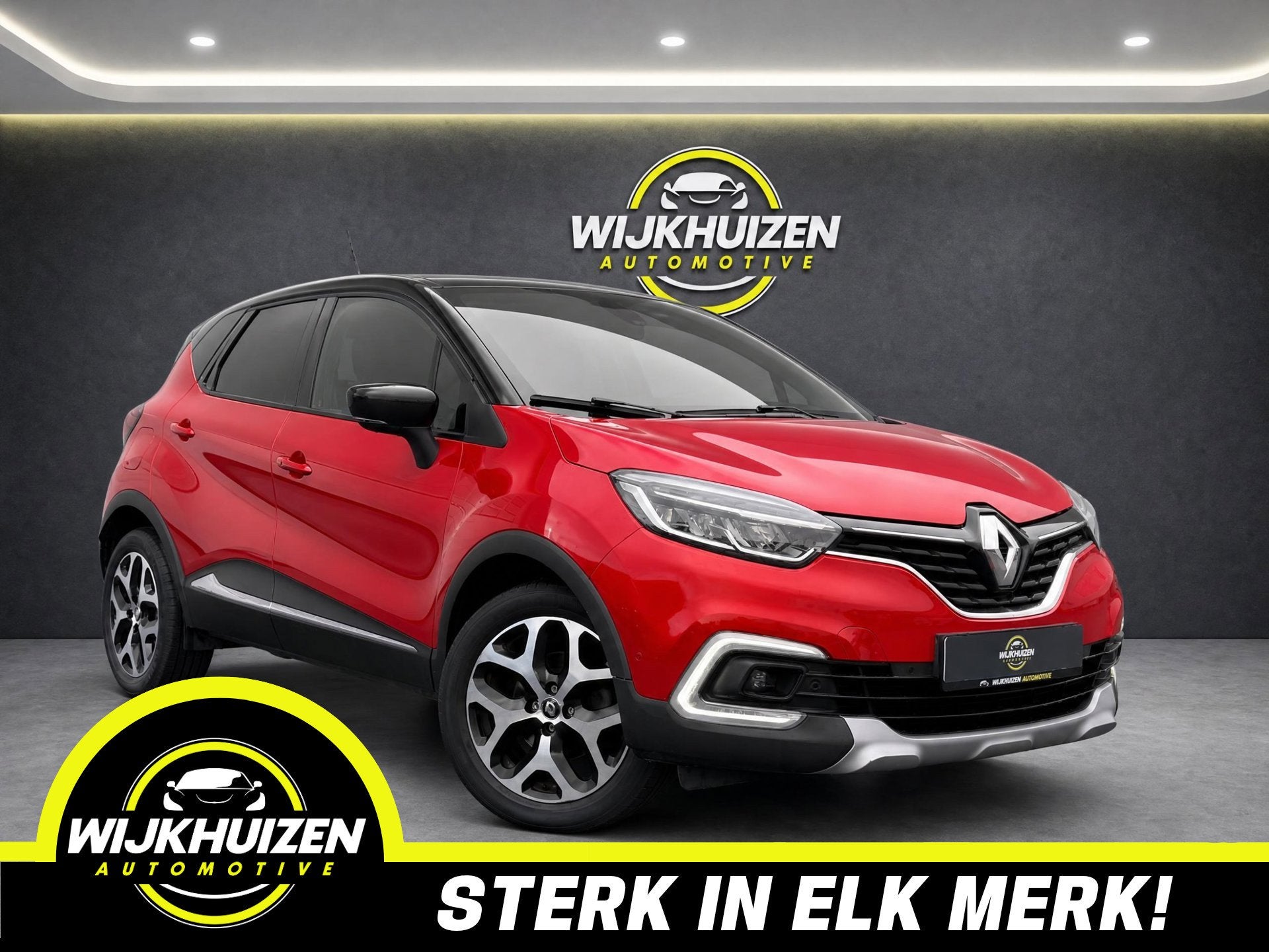 Renault Captur 1.2 TCe Limited Automaat met Led ! Camera ! C, Auto's, Dealer onderhouden, Stof, Gebruikt, Zwart