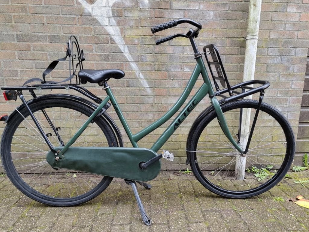 Altec Classic Damesfiets - Mat Legergroen, Framemaat 53 cm, Terugtraprem, Gebruikt, 50 tot 53 cm, Ophalen
