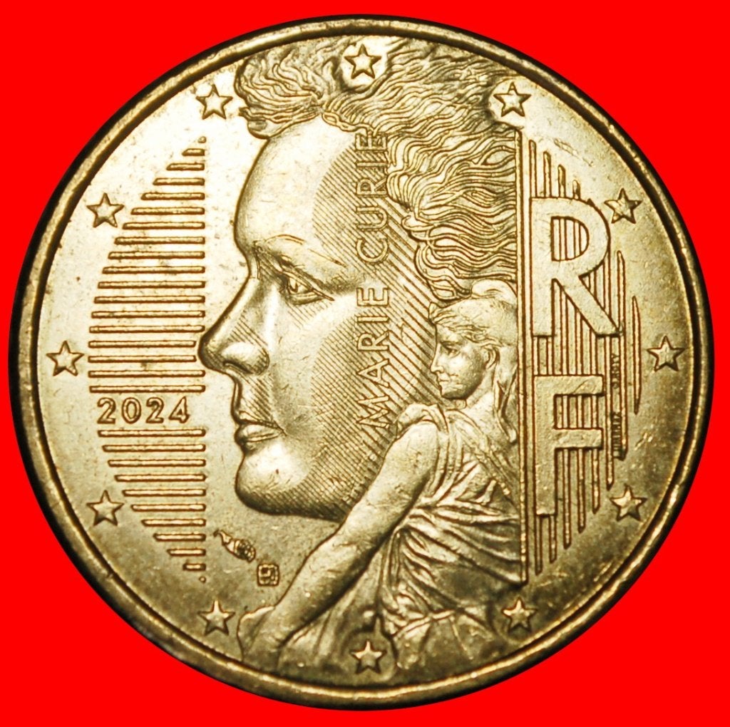 Ⰺ ERROR 1999-2026: FRANCE 50 EURO CENTS 2024 NORDIC GOLD!, Ophalen of Verzenden, Frankrijk, 50 cent, Losse munt