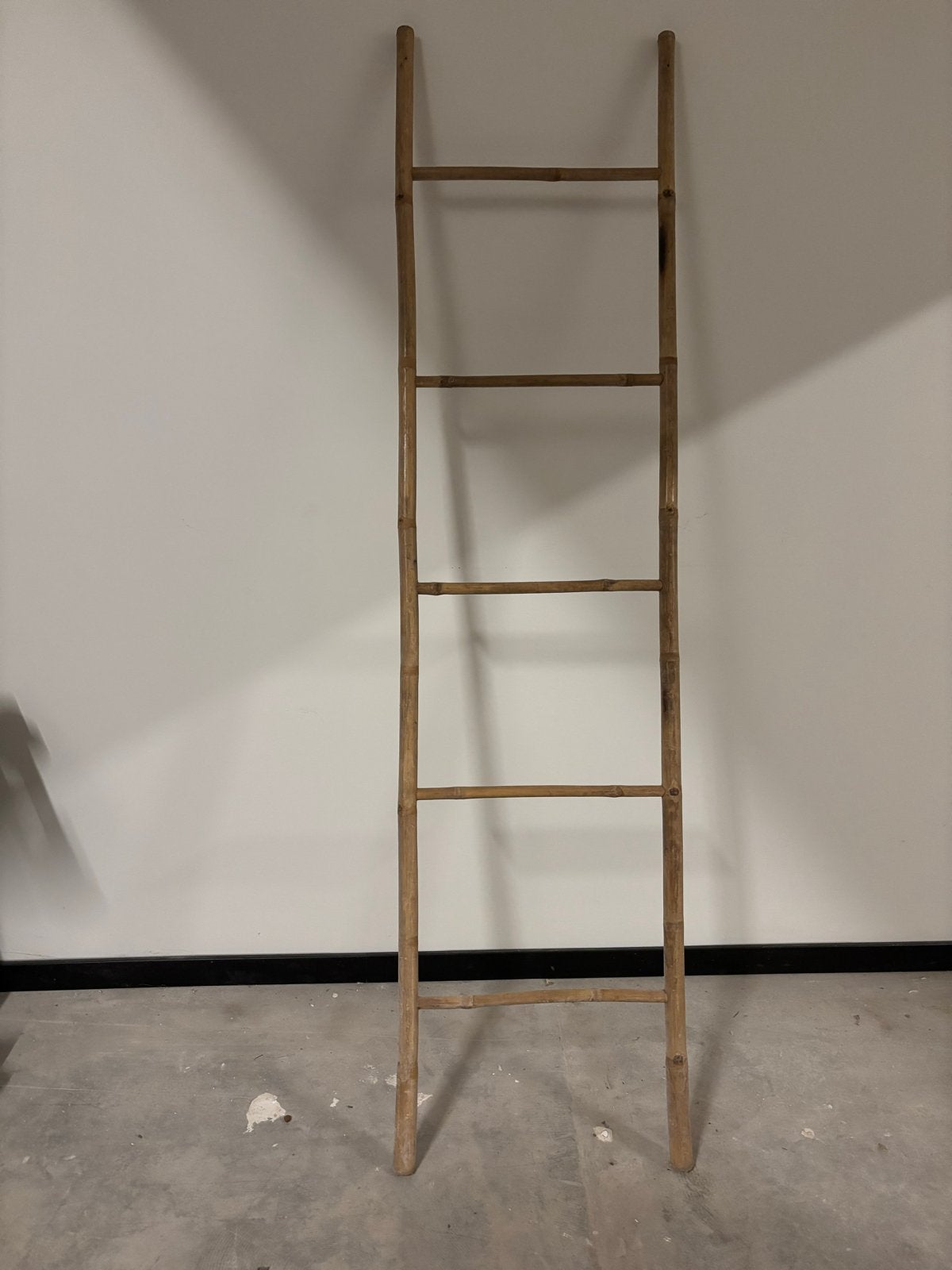 Decoratieve bamboe ladder - 2 meter hoog, Ophalen, Gebruikt, Ladder, Minder dan 2 meter