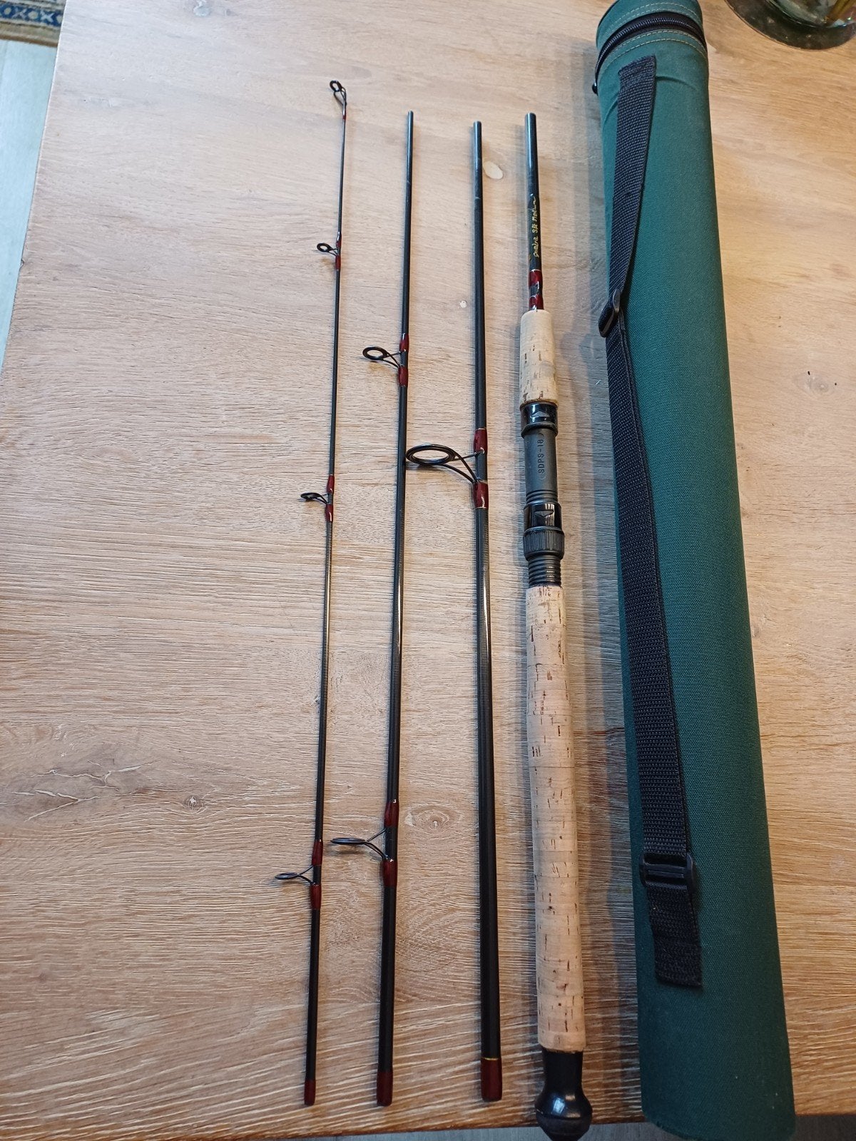 Handy Fish spinhengel, Ophalen of Verzenden, Zo goed als nieuw, Werphengel