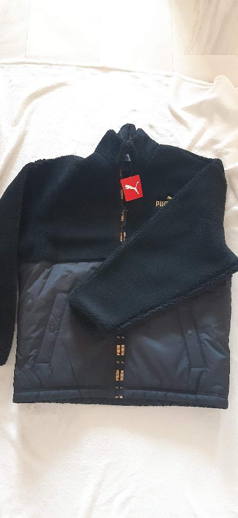 Puma sherpa jacket, Puma, Zwart, Maat 42/44 (L), Nieuw