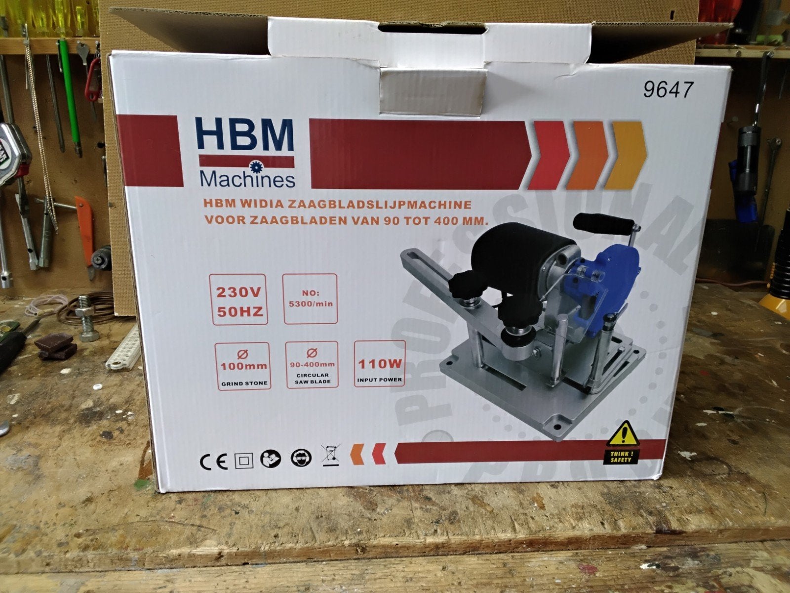 HBM WIDIA Zaagbladslijpmachine 110W - Nieuw in doos, Ophalen of Verzenden