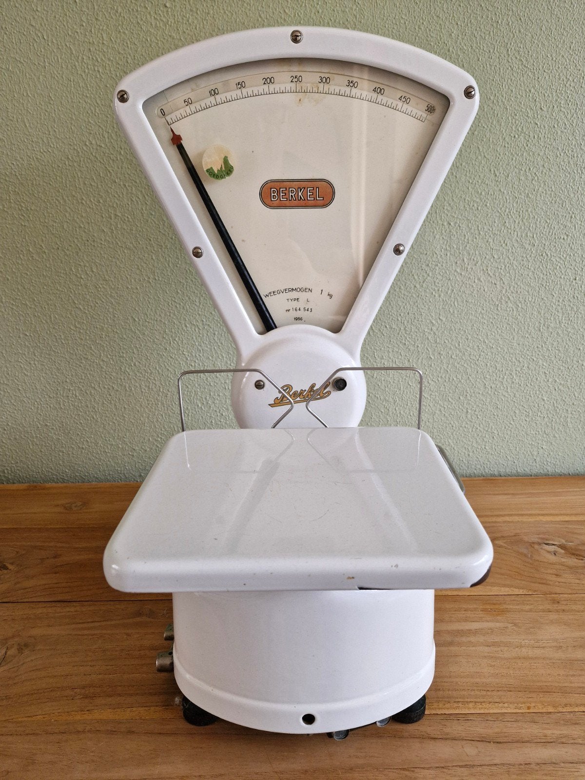 Vintage Berkel Weegschaal - Type L - 1956 - 1 kg, Ophalen