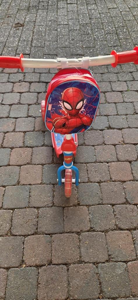 Spiderman step met 3 wielen en tasje, Ophalen, Gebruikt, Gewone step