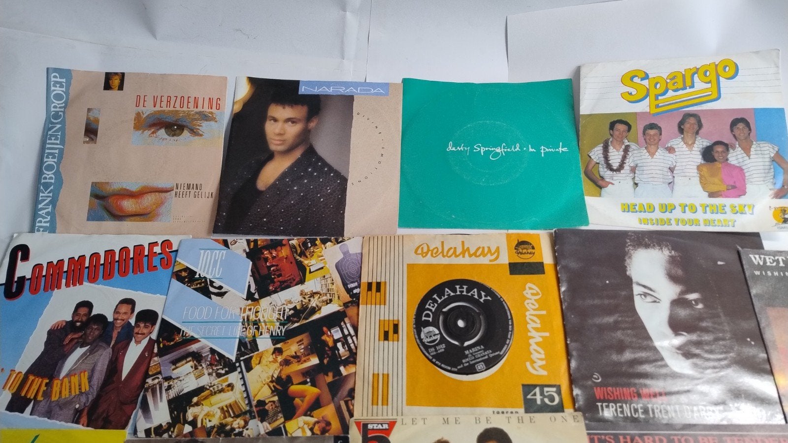 14 Vinyl Singles: Spargo,, Ophalen of Verzenden
