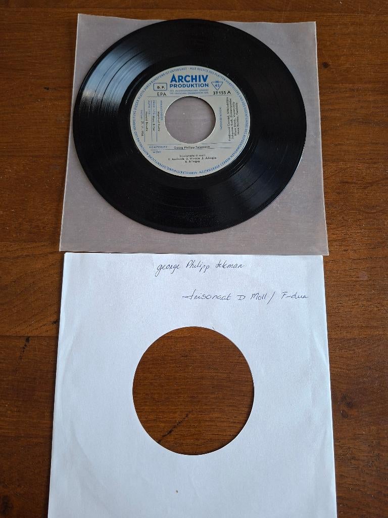 George Philipp Telemann,trisonaat, Cd's en Dvd's, Vinyl Singles, 7 inch, Single, Ophalen of Verzenden, Zo goed als nieuw