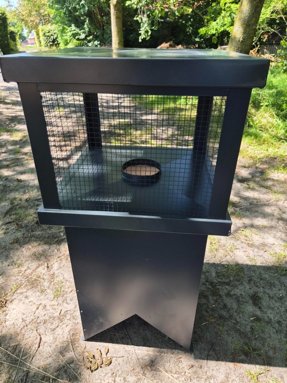 Aluminium Overzet Schoorsteenkap 450x450mm, 150mm afvoer, Ophalen, Nieuw, Overige soorten
